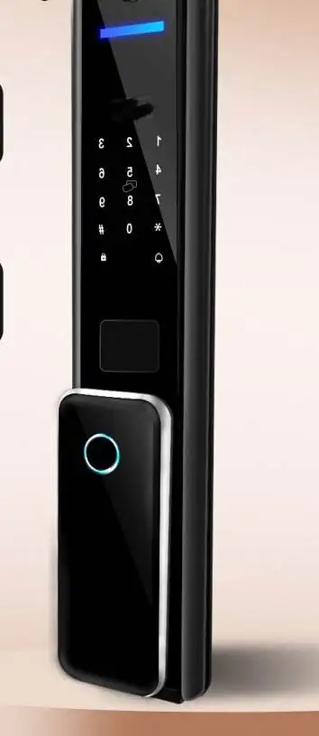Video Intercom Wifi Smart Digital Door Lock 3d Face Recognition Fingerprint Intelligent Lock Key Card Code Electronic Lock