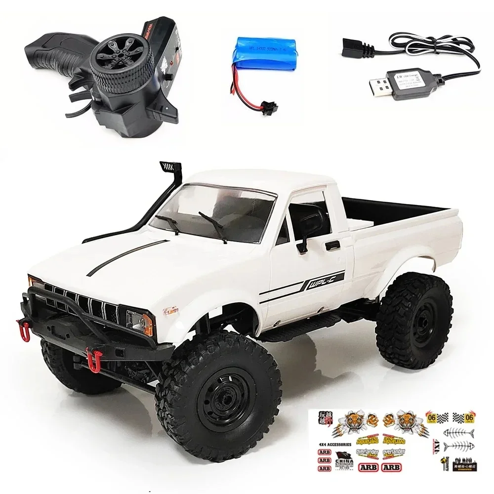 HOSHI WPL C24 Upgrade C24-1 1:16 RC Car 4WD Radio Control Off-Road Mini Car  KIT Rock Crawler Electric Buggy Moving Car Toys - Main Image