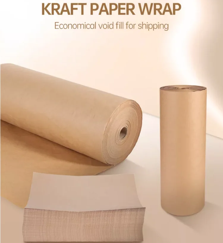 Custom Craft Kraft Packing Paper 80g 90g 150g 200g Sheet Recycled