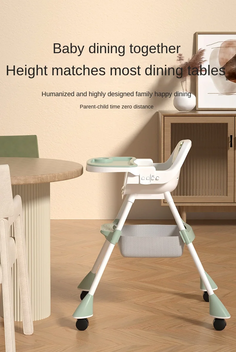 2023 Multifunctional Folding Highchair Seat Portable High Chair For