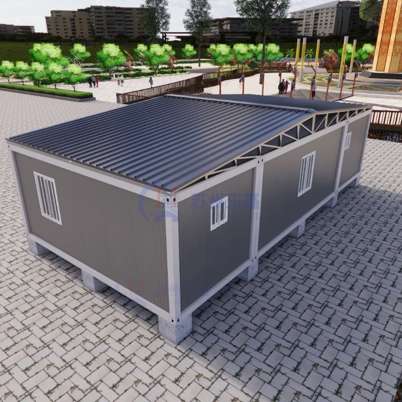 Biệt thự tiền chế sang trọng 3 phòng ngủ khung thép, tấm chống cháy, tùy chỉnh, container cách nhiệt cho gia đình, nhà lắp ráp nhanh, nhà ở