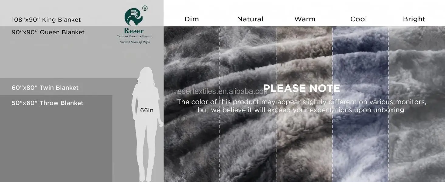 Modern Knitted Winter Blanket Fluffy Soft Solid Fleece Throw Long Hair Faux Fur Cozy Fuzzy Sherpa Plush Warm 100% Polyester