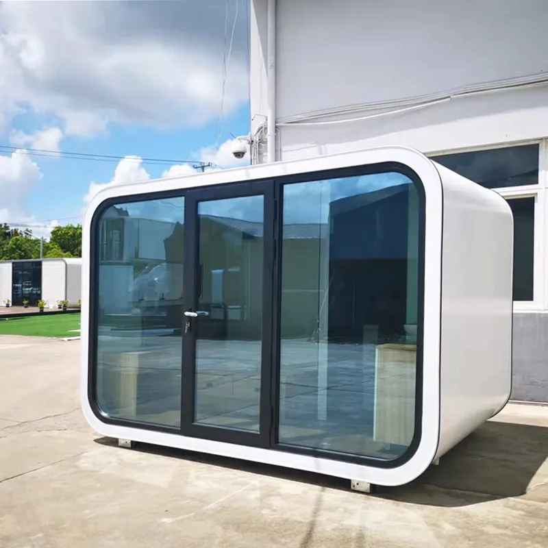 Commercial Apple Cabin Mobile Eco Space Capsule House Office Building ...