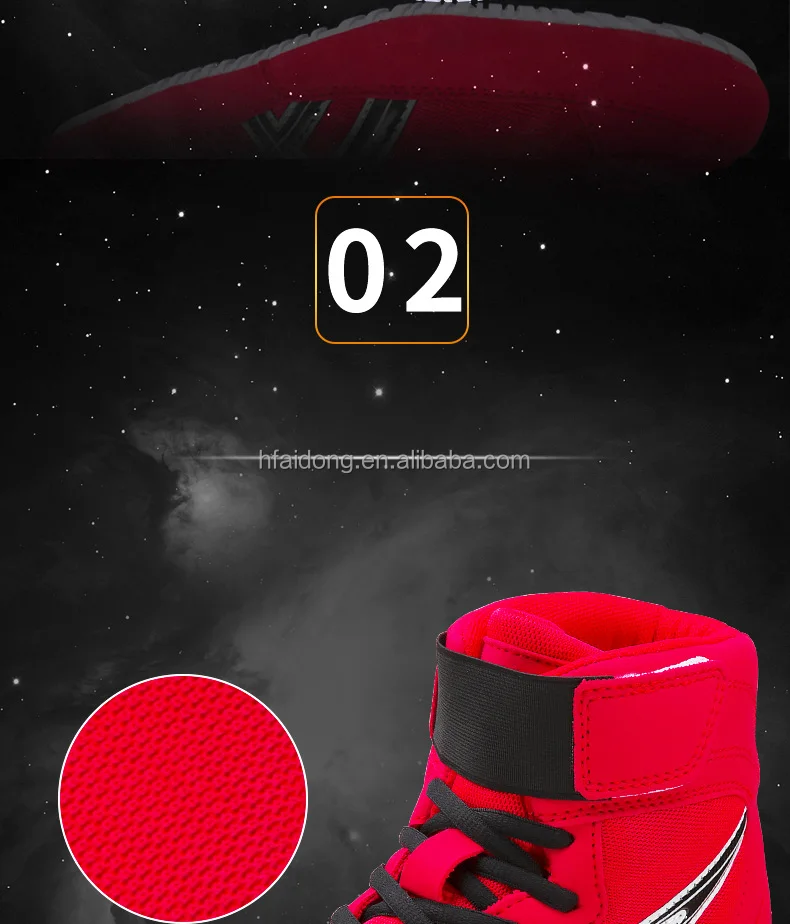 Custom Made Professional Manufacturers Oem Gym Boxing Shoes Boots For