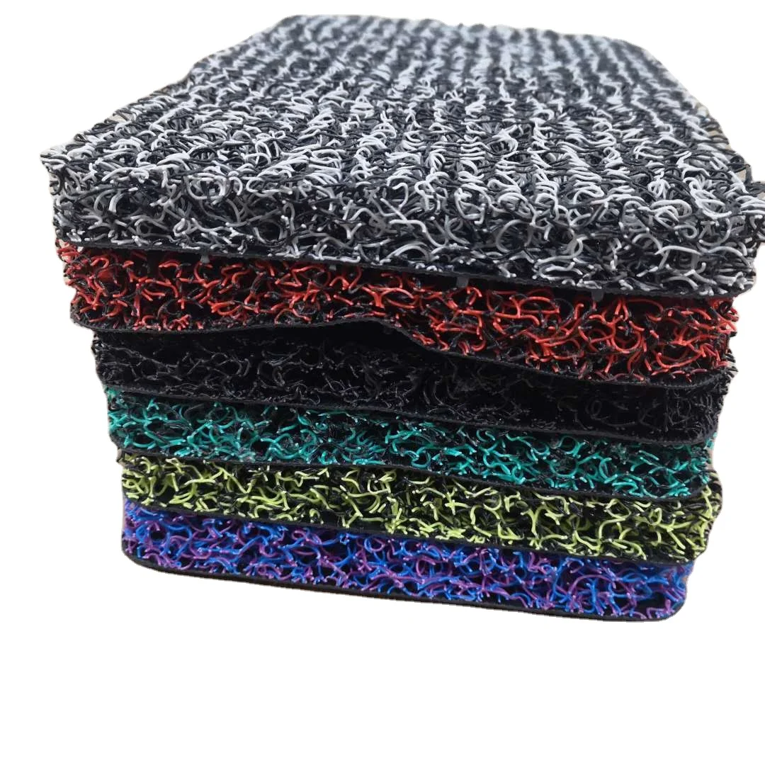 Heavy Duty PVC Plastic Vinyl Loop Noodles Spaghetti Coil Coiled Floor Mats Carpet