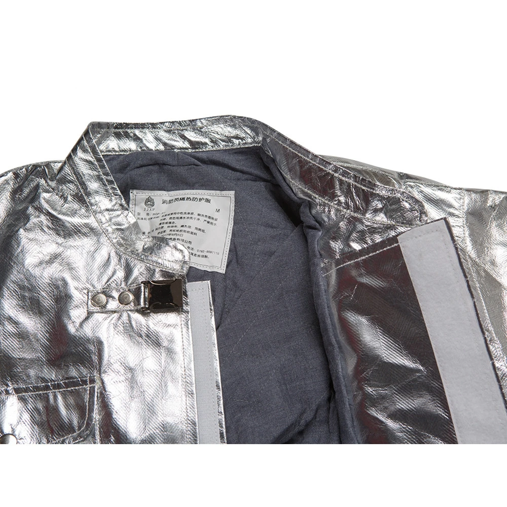 Aluminized Anti-Static & Anti-Cut Firefighting Suit HPPE Material with Aluminum Fiber Protection Radioactive Safety Clothing