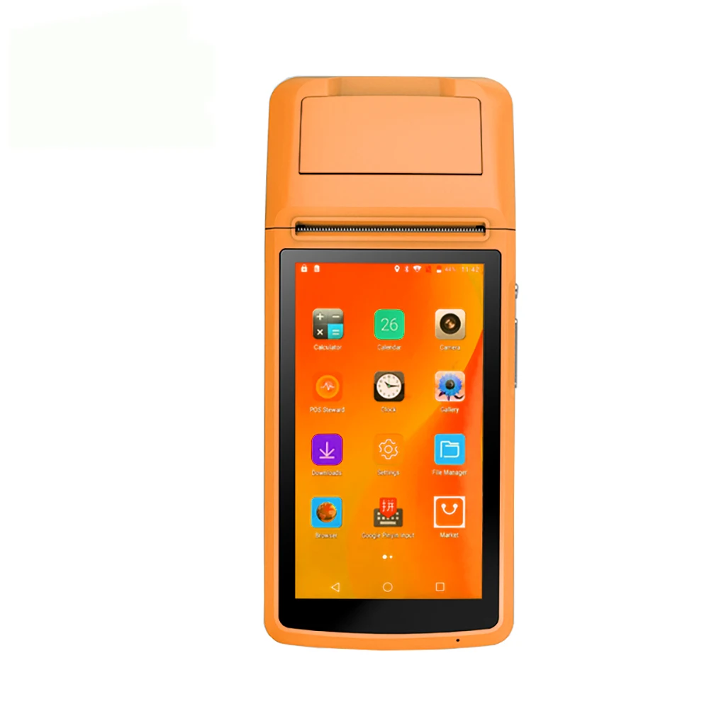 De Mano de Android POS Terminal/Impresora térmica/lector RFID/Sensor de  huella dactilar/escáner de códigos de barras - China El dispositivo  terminal POS y POS POS system precio