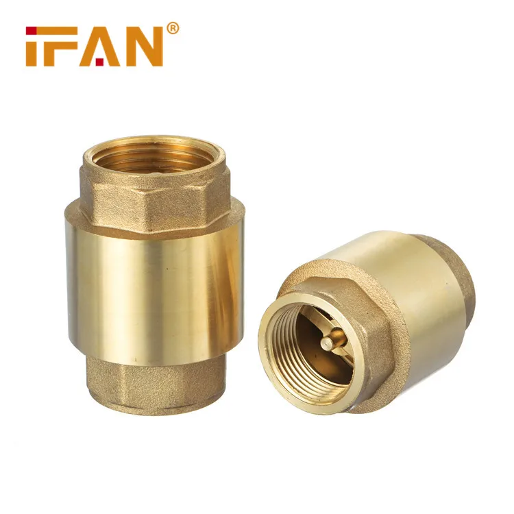 Ifan Custom Full Size Brass One Way Check Valve Brass Spring Water