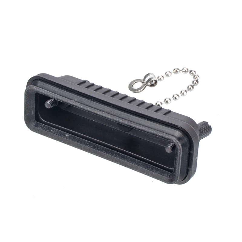 DB9 DB15 DB25 DB37 Plastic Dust Stopper Sealing Cover IP67 Chain Bead Protective Covelay D-SUB Waterproof Cover