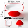 Tamaño mediano P0802-9 con base grande roja y blanca