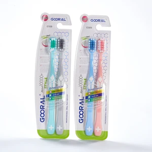 Hot Selling Customized Factory Logo Biodegradable Disposable Soft Bristle Adult Nylon Toothbrush Plastic Household Use Regular