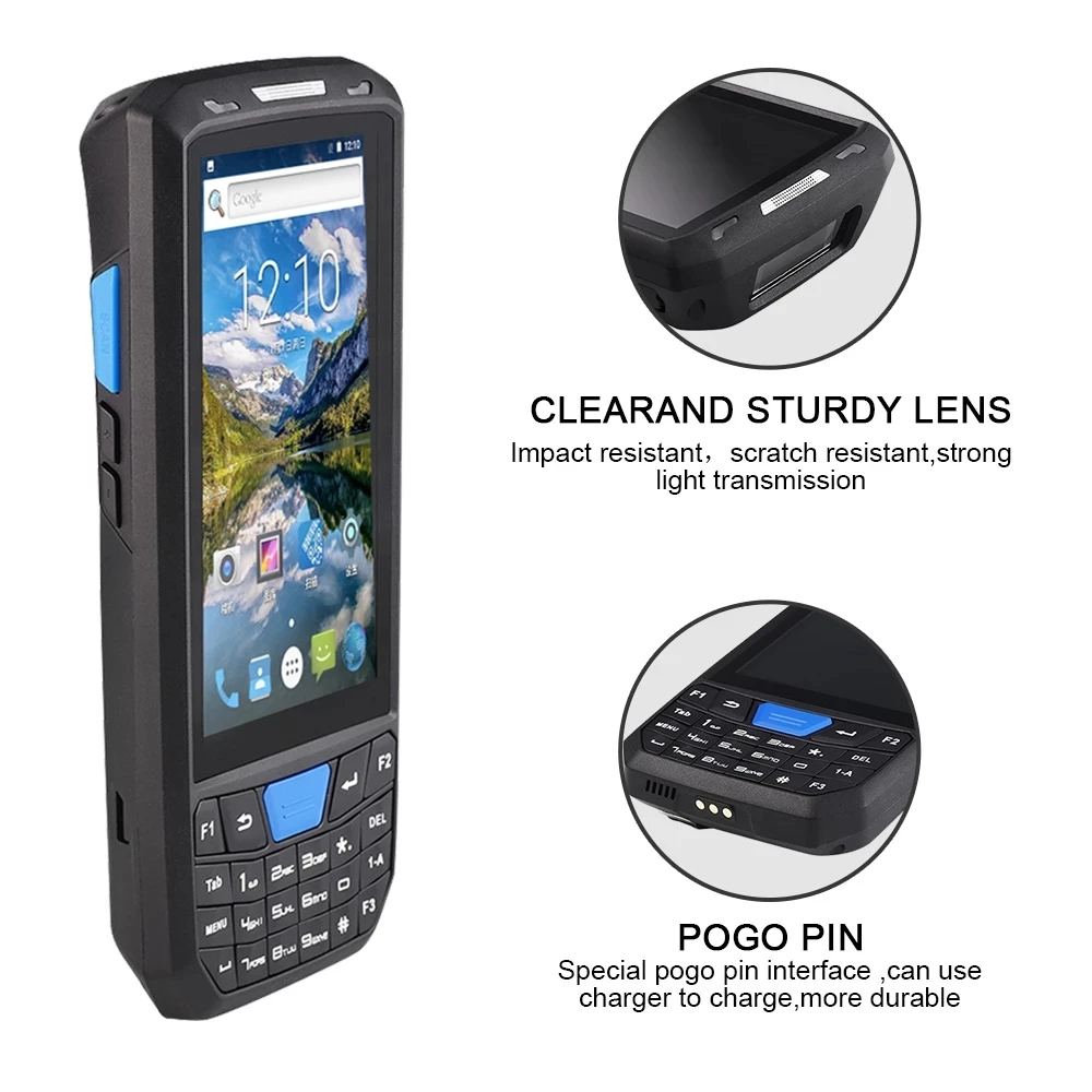 Android 13 4G Rugged Wireless Handheld PDA 1D 2D Qr Barcode Scanner Inventory Mobile Data Terminal