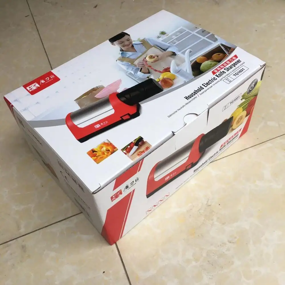 Taidea Top Level T1031d Electric Diamond Steel Sharpener With 2 Slot For Kitchen Ceramic Knife