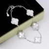 Bracelet-Silver-White