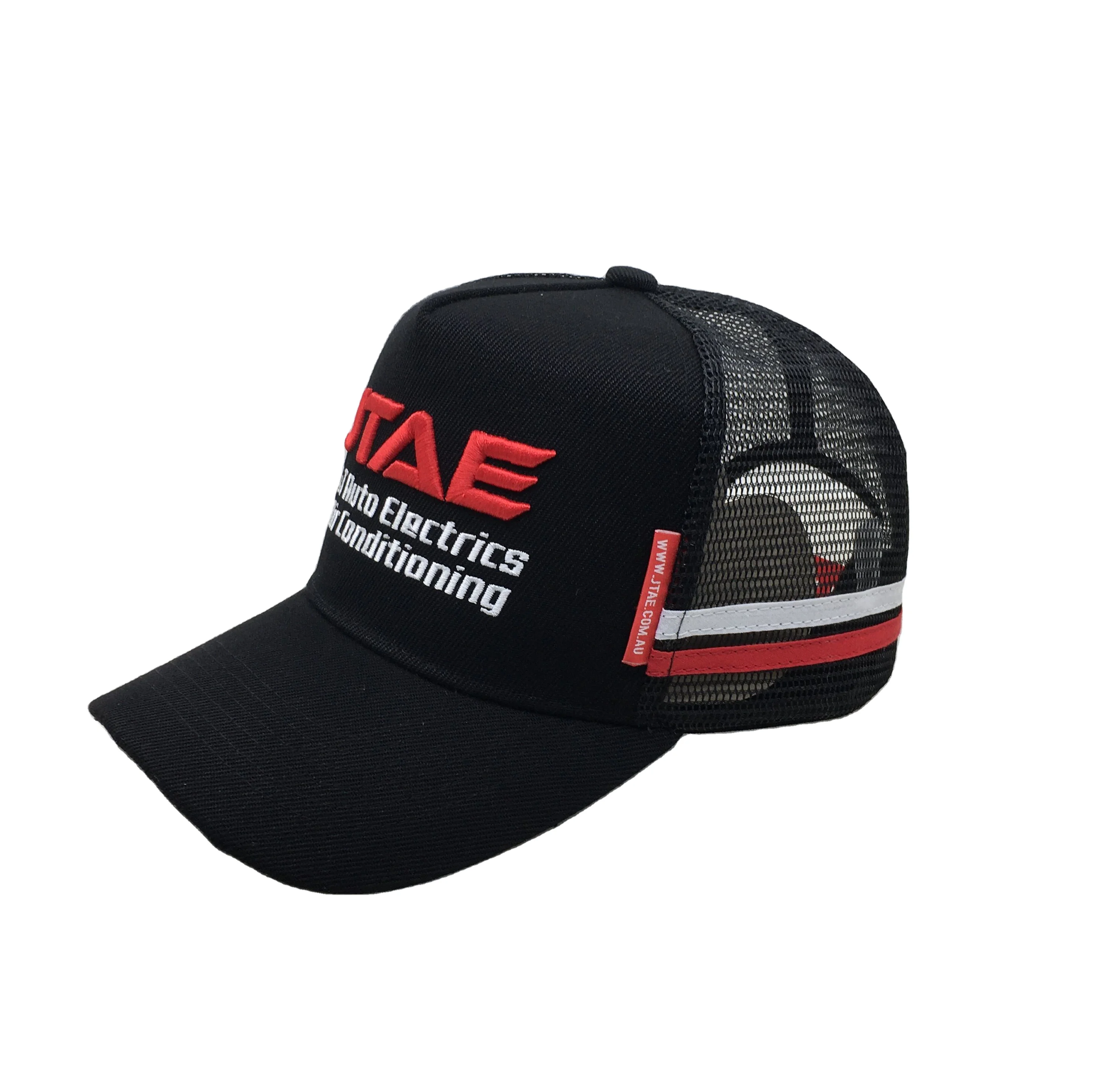 3d Embroidery Trucker Cap Customized Color Fabric Label Printing Mesh ...