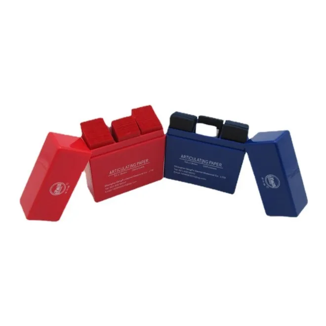 Dental Occlusion Paper Dental Bite Articulating Paper Strips Oral Teeth Care Dental Articulating Paper OEM Wholesale