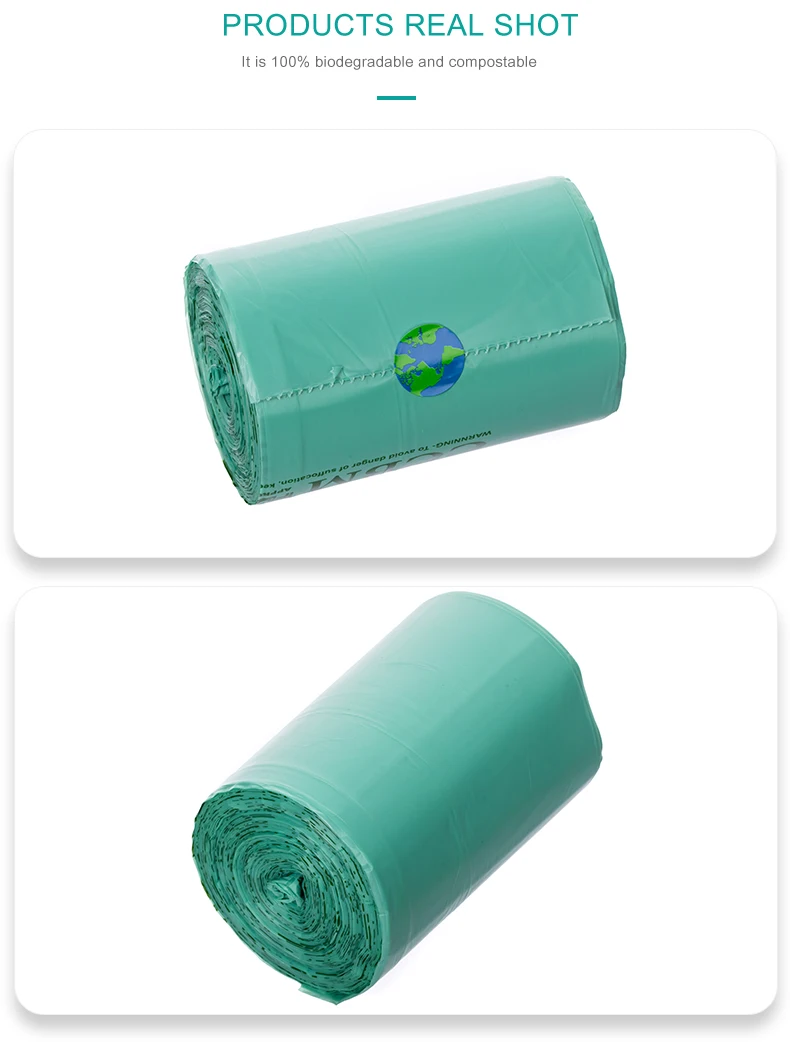 Wholesale 50l (13gallons) Green Garbage Bags (25 Pcs) Biodegradable