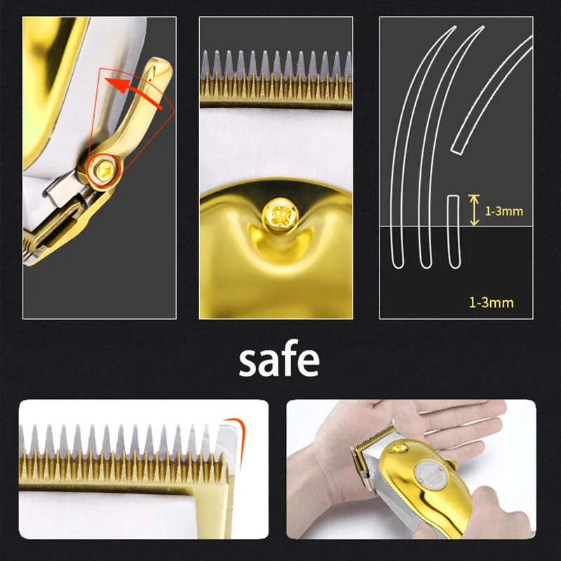 barbershop hair trimmer grooming kit LCD cordless beard professional hair cutting electric usb wahl machine for hair clipper