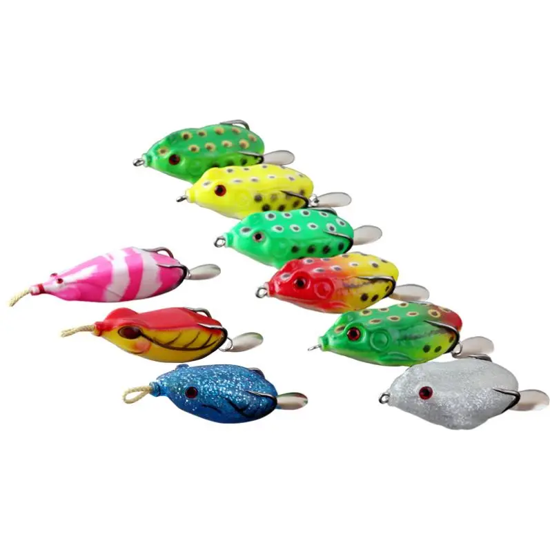 釣り用ルアーソフトプラスチック餌D釣り用カエルルアー9Gmゴムジャンプ