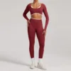 Rojo cereza (camisa de manga larga y pantalón)