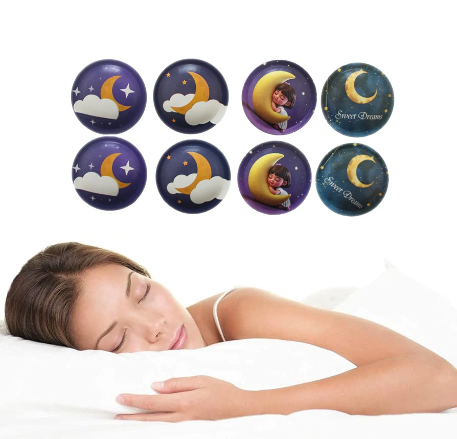 Sweet Dream Formula with 100% Natural Plant Ingredients Essential Oil Bead Sleep Sticker Good Night's Sleep Oil Bead Patches