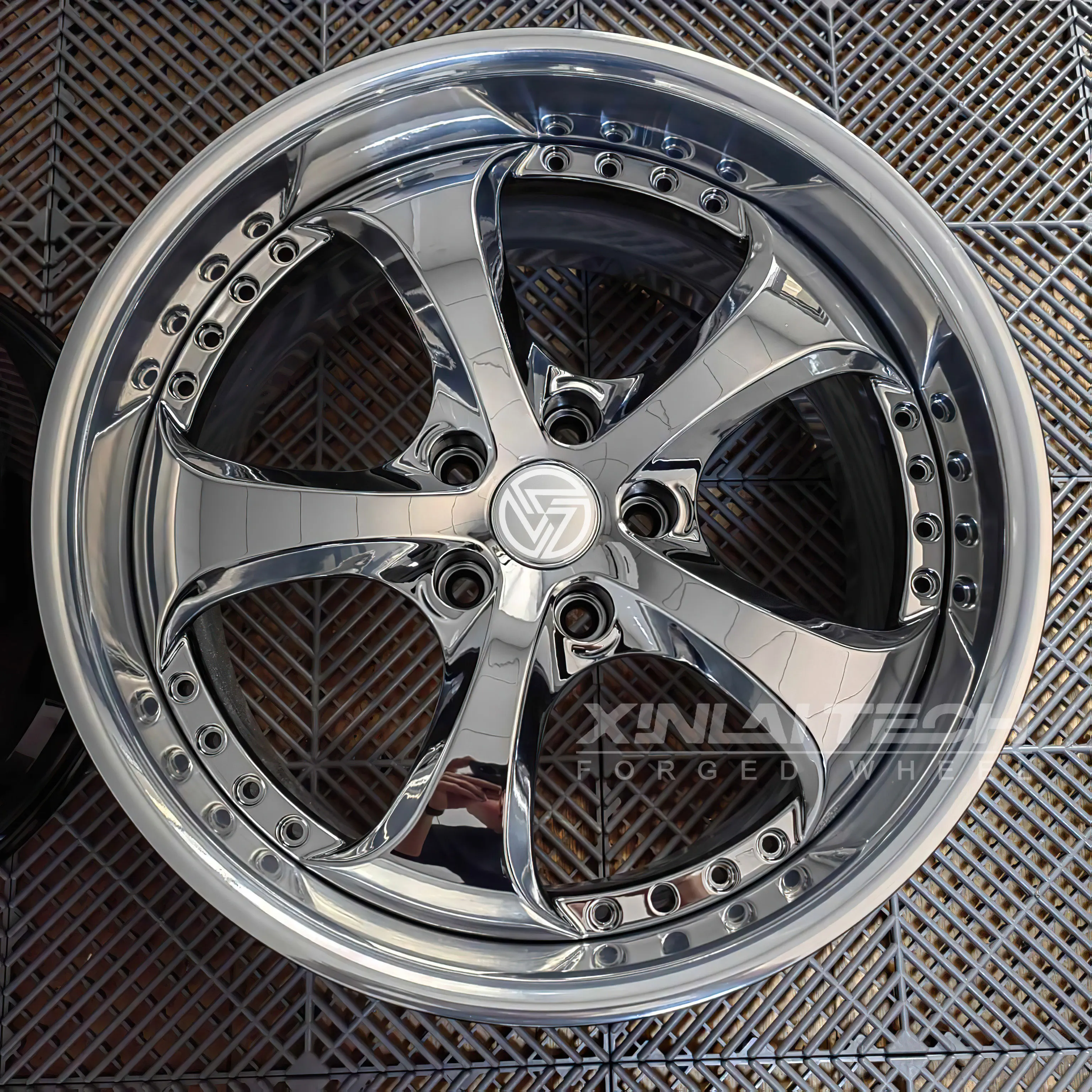 XL Two Piece Forged Chrome Wheels 18 19 20 22 Inch Custom Alloy Rims PCD 5x112 5x114.3 5x120 Fit BMW Mercedes Benz Audi Lexus - Image 2