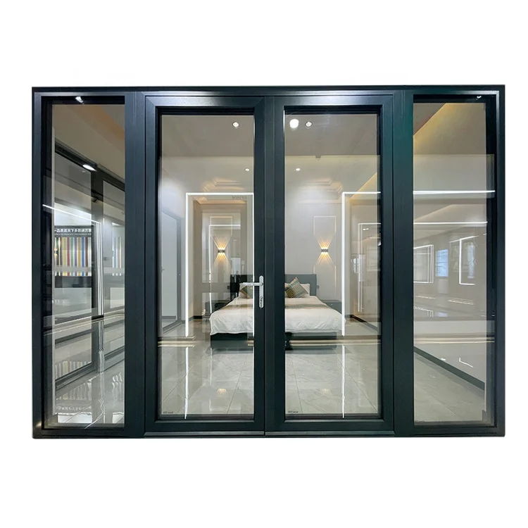 product minglei usa hurricane impact pivot aluminum door double lowe glass casement swing custom door for home-62