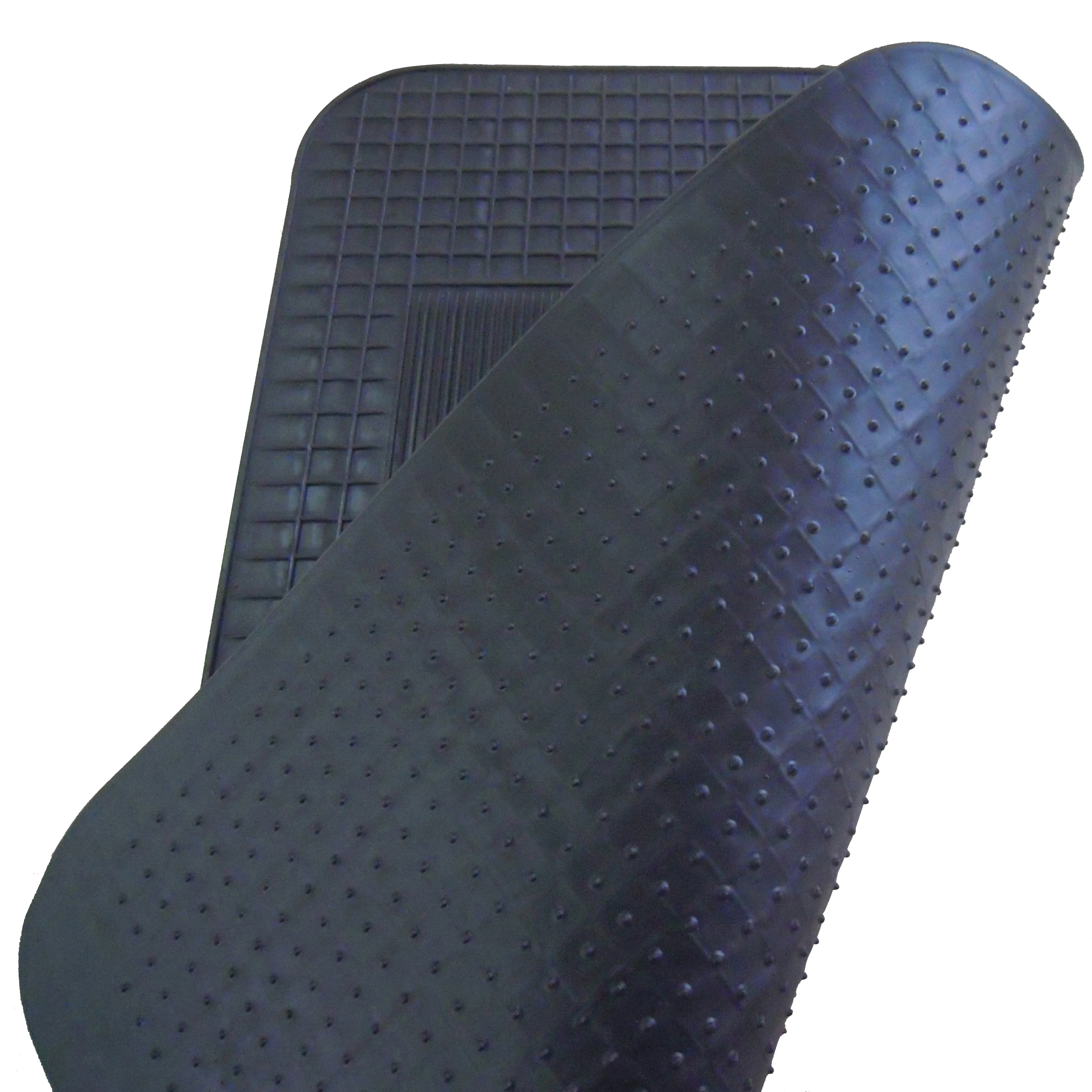 Easy Clean Universal 4 Pcs Colorful Black Pvc Custom Car Floor Mats