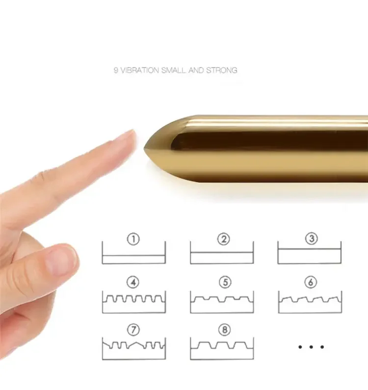 Female Masturbation Sex Toys for Women 10 Speed Rechargeable Metal  Vibrating Bullet Vibrator Necklace