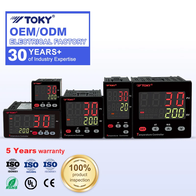 Easy to Operate Industrial PID Auto-tuning Digital Display Thermostat Temperature Controller