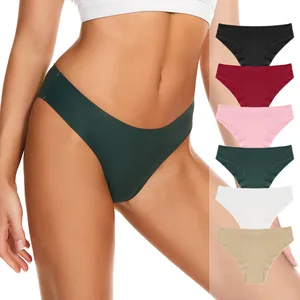 Hot Sale Simple Seamless Sexy Anti Bacterial Triangle Panties 2026 Women's Underwear Breathable Elegant Mature Women Underwear