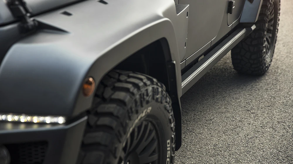 Jeep Wrangler LED付きサイドステップ ジープ・ラングラーJK用LEDライト付き自動電動サイドステップ電動