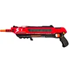 Black and red lightning