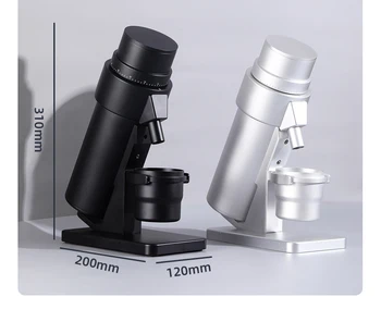 High-quality Electric Professional 63mm Flat Burr Commercial Espresso Coffee Grinder Speed Adjustable Coffee Bean Grinder