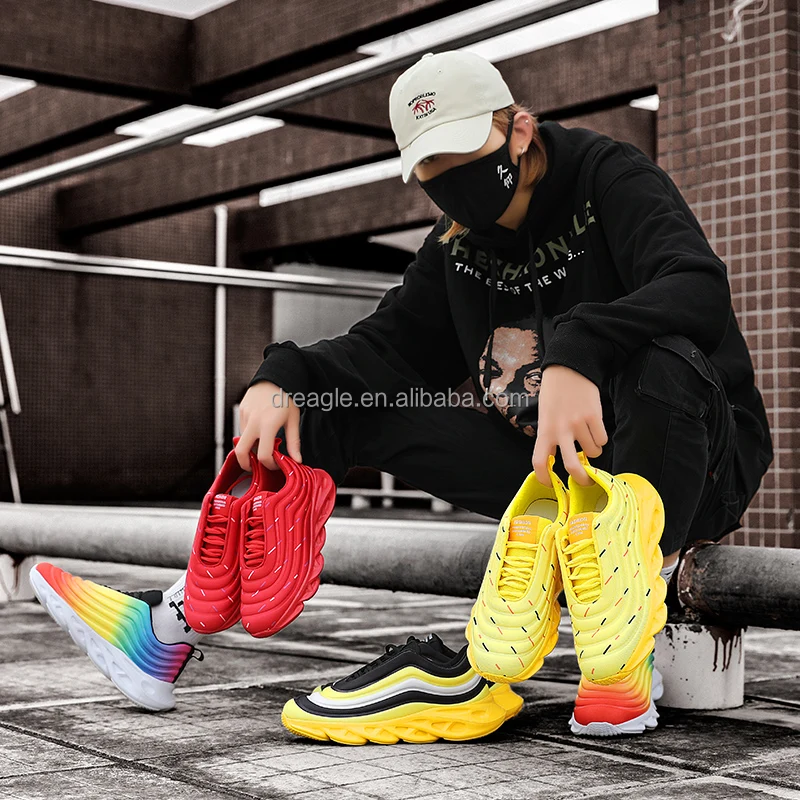 2021 семь цветов Радужная спортивная обувь мужская повседневная модная спортивная обувь zapatos кроссовки для бега обувь с радугой