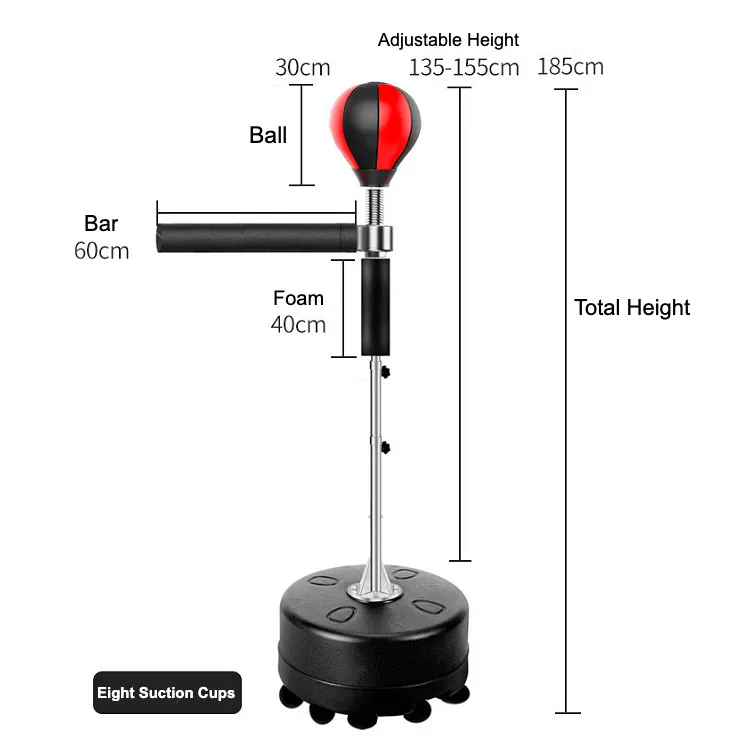 fist hitting speed ball