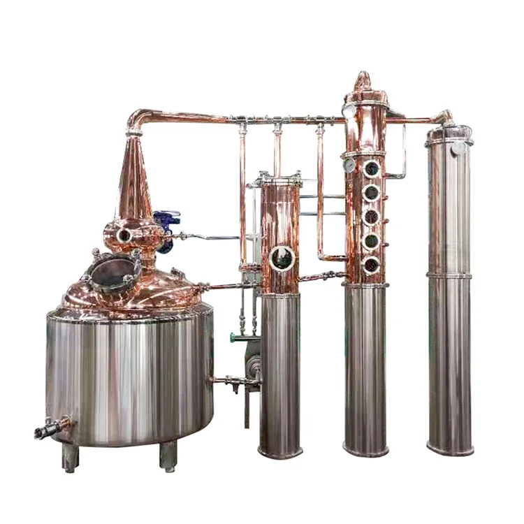 Gin Make Machine 50L 100L 150L 200L 300L Stills Distillery Copper Distillation Equipment/Gin/Vodka/Whisky Distiller/Distillery