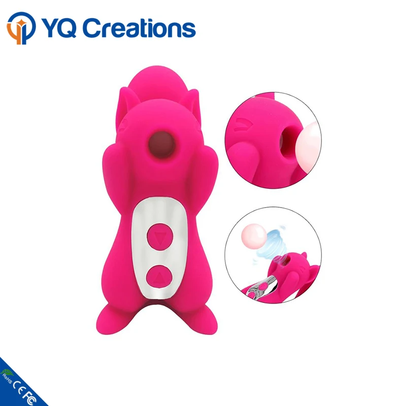 10 Frequency Handheld Wireless Squirrel Clitoral Sucking Vibrator Nipple Vibrating Massager Adult Sex Toys for Women