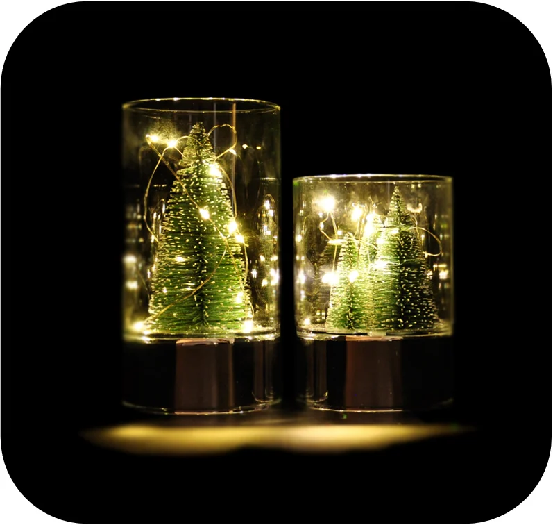 wholesale christmas decoration led glass ball ornaments with high quality factory