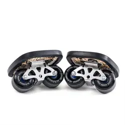 Роликовые дорожные дрифтерные коньки Freeline Pro противоскользящая доска портативный сплит-скейтборд все-в-одном из алюминиевого сплава с полиуретановыми