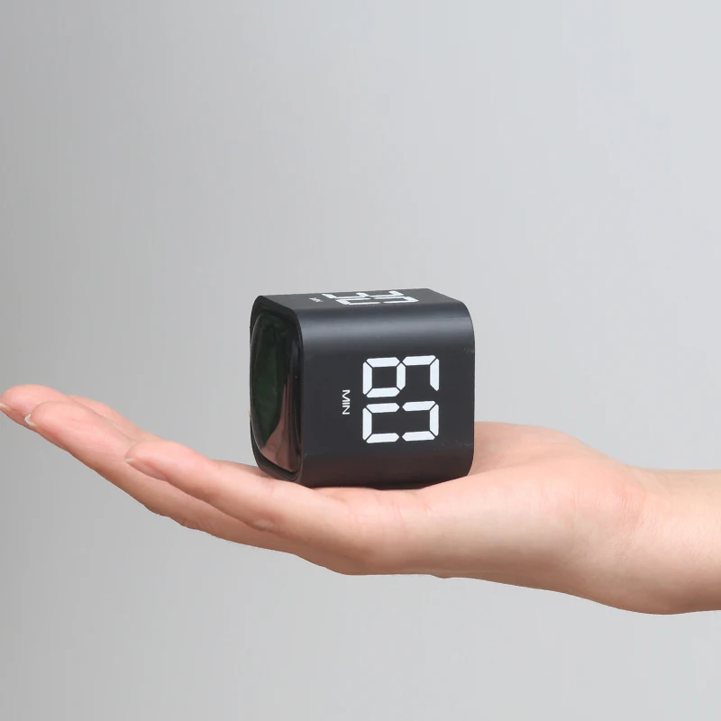 Multifunctional Gravity Cube Sensing Home Visual Timer Kid Study Vibration Pomodoro Timer 4-sided Mechanical Countdown Timer