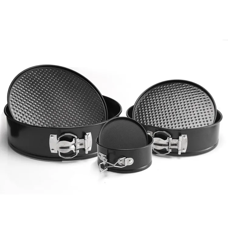 Антипригарные наборы для выпечки 4 дюйма 7 дюймов 9 3 шт. круглая форма быстросъемный герметичный пружинный Набор