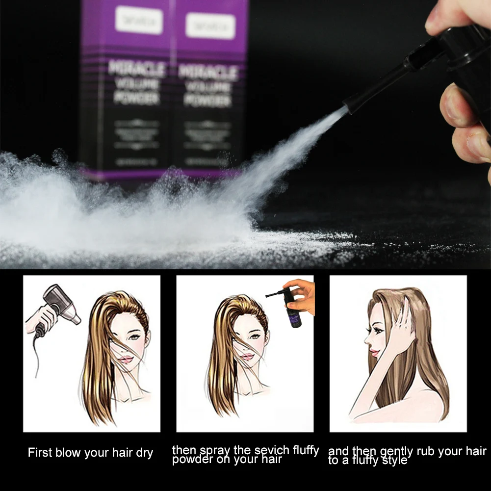 Sevich Volume Powder Private Label Custom Logo Texturizing Fluffy 4g Hair Styling Powder for Men