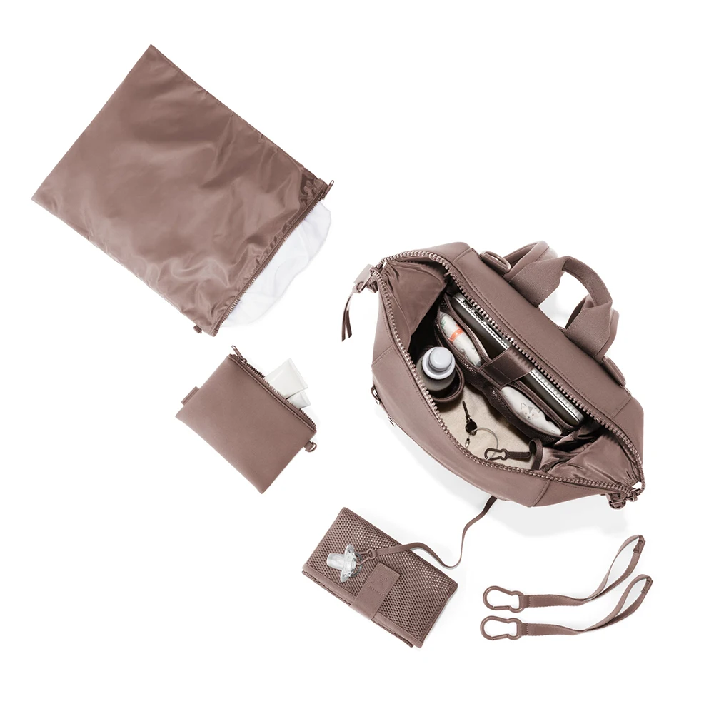 Custom Hot Selling Waterproof Neoprene Backpack Diaper Bags Women Travel Baby Nappy Bag Multifunctional Mommy Diaper Backpack