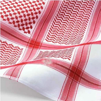 100 % Cotton Printing Logo Wholesale Red Yashmagh Other Scarves Muslim Men Scarf