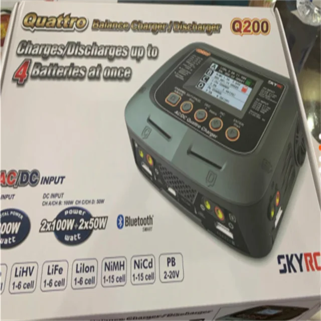SkyRC Q200 Quattro AC/DC 2X100W & 2X50W Lipo Battery Charger
