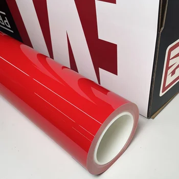 self-healing Ultra Glossy PET Red Car Wrapping Film