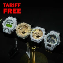 Super HOT Selling New GA2100 GM6900 Thorn Design Buss Down Watch Bezel Collection Custom Made Buss Down Watch Case Band Hip Hop