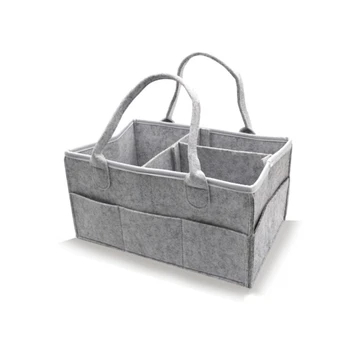 Felt Diaper Bag, Cross-border Mommy Bag Hand-held Baby Diaper Bag, Felt Mother and Baby Bag, Storage Bag, Manufacturer Wholesale