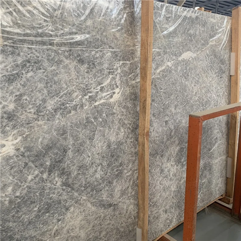 product wholesale cheap white grey marble slab for hotel lobby and bathroom floor wall tiles-1
